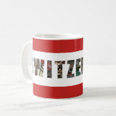 Suisse Swiss Travel Photo Coffee Mug (Devant gauche)