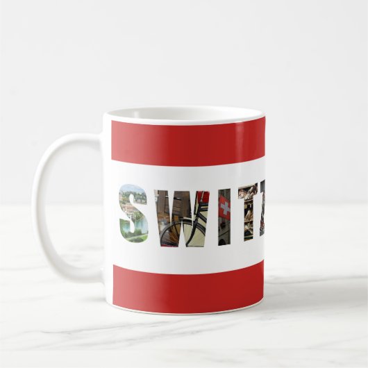 Suisse Swiss Travel Photo Coffee Mug (Gauche)