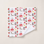 Suisse - Swiss Travel Souvenirs Motif (Gant de toilette)