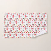 Suisse - Swiss Travel Souvenirs Motif (Serviette à main)