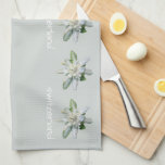 Suisse textos Edelweiss Serviettes de cuisine<br><div class="desc">Serviettes de cuisine Swiss Edelweiss. Serviettes de cuisine Suisse texte avec fleurs Edelweiss.</div>