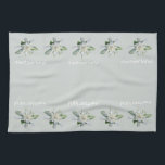 Suisse textos Edelweiss Serviettes de cuisine<br><div class="desc">Serviettes de cuisine Swiss Edelweiss. Serviettes de cuisine Suisse texte avec fleurs Edelweiss.</div>