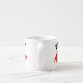 Suisse Zwitserland Map Flag Espresso Kop (Achterkant)