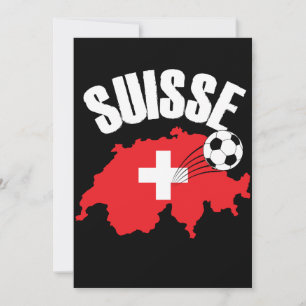Suisse Zwitserland Map Soccer