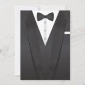 Suit Tuxedo Retirement Party Bowtie Invitation (Dos)