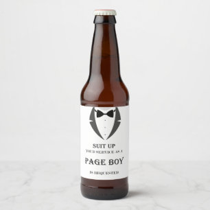 Suit Up, jij wordt mijn bierlabel van Page Boy Bier Etiket