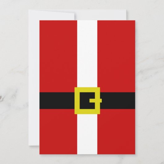 Suit van Santa Kaart (Voorkant)