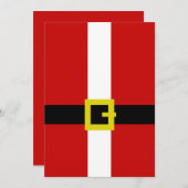 Suit van Santa Kaart (Voorkant / Achterkant)