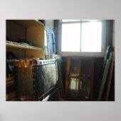 Suitcase in het Attisch Poster (Voorkant)