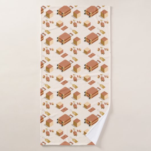 suitcases luggage tags and pouches (Serviette de bain)