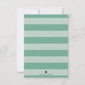 Suite carte de remerciements verdoyante (Dos)