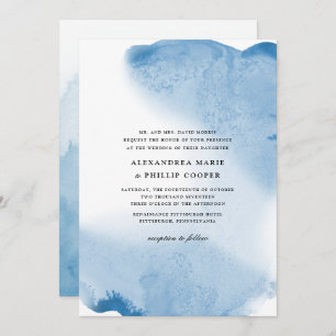 Suite de Faire-part de mariage d'aquarelle Ombre  