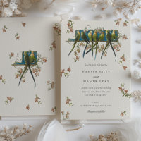 Suite de Faire-part de mariage de perroquets d'élé