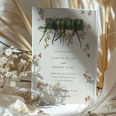 Suite de Faire-part de mariage de perroquets d'élé