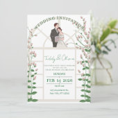 Suite de faire-part de mariage moderne (Debout devant)