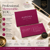 Suite de faire-part de mariage moderne magenta