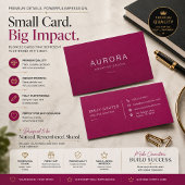Suite de faire-part de mariage moderne magenta