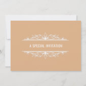 Suite Mariage Automne Botaniques (Rust) Invitation (Dos)