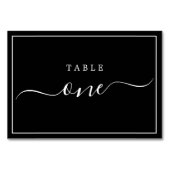 Suite Mariage Morgana - Numéros de table (Devant)