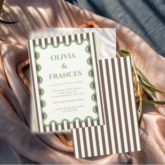 Suite Mariage Whimsical, Invitation Vave