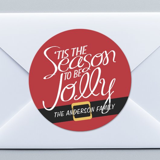 Suite sluiting met dit seizoen ronde sticker