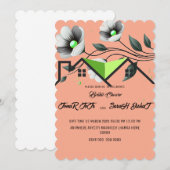 Suite, Wildflower Wedding Invitation Template, Pri (Devant / Derrière)