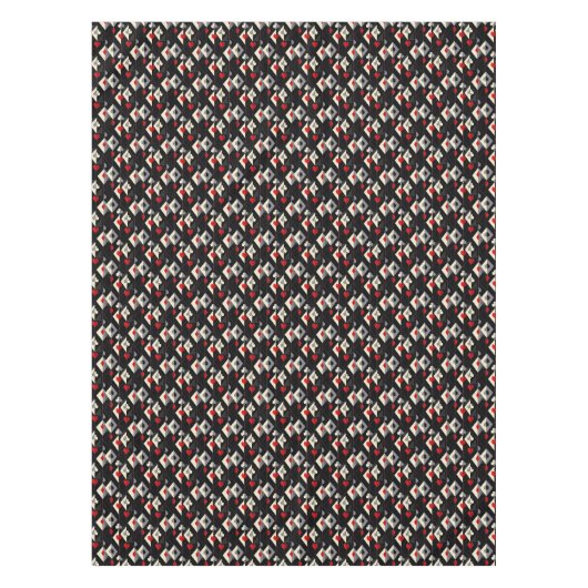 Suits of playing cards in poker.  tafelkleed (Voorkant)