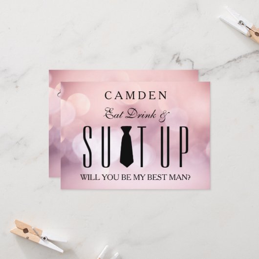 Suitup Serez-vous ma meilleure invitation (Devant/Arrière en situation)