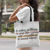 Suivez la citation Sac fourre-tout de l'école d'ac