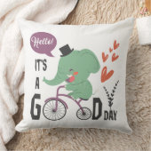 Suivez Le Coussin Décoratif Elephant (Couverture)