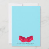 Suivez le Invitation d'anniversaire de Rainbow Bri (Dos)