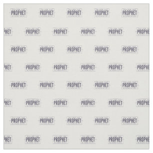 Suivez le prophète. tissu