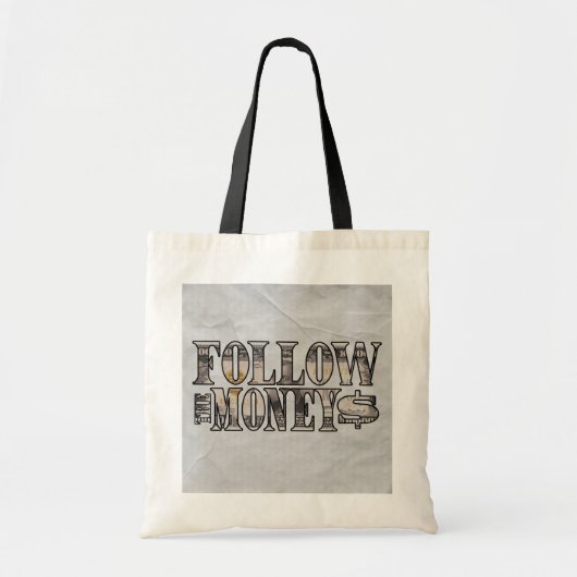 Suivez le Sac fourre-tout argent ~ facture (Devant)