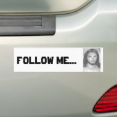 Suivez-moi Jésus Christ Bumper sticker (En voiture)