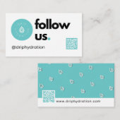 Suivez-nous Carte de visite (Devant / Derrière)