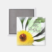 Suivez vos Dreams Ladybug Magnet (Recto/Verso)