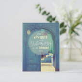 "Suivez vos rêves" - citation carte postale inspir (Debout devant)