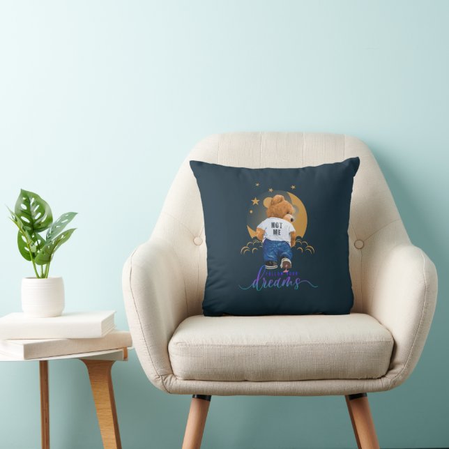 Suivez vos rêves | Coussin décoratif 40 cm (Chaise)
