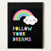 Suivez vos rêves Cute Rainbow Cloud (Dos)