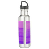 "Suivez vos rêves" inspirant bouteille d'eau viole (Dos)