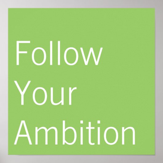 Suivez votre affiche Ambition (Devant)
