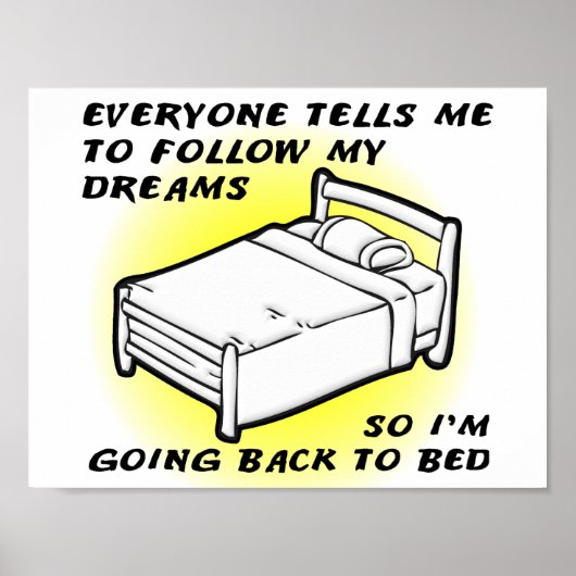 Suivez votre affiche Dreams Funny (Devant)