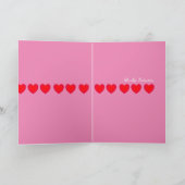 Suivez Votre Carte De Voeux Coeur (Intérieur)