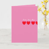 Suivez Votre Carte De Voeux Coeur (Fleur jaune)