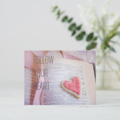 Suivez votre carte postale Coeur (Debout devant)