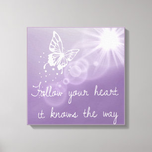 Suivez votre coeur qu'il connaît la toile de