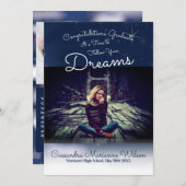 Suivez votre Faire-part de diplôme Dreams (Devant / Derrière)