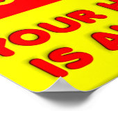 Suivez Votre Poster Brain Funny (Coin)