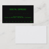 Suivi de récompenses de fidélité pour café minimal (Devant / Derrière)