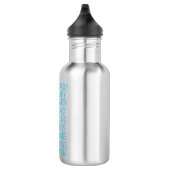 Suivi d'eau motivant Bouteille d'eau en acier inox (Droite)